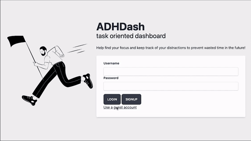 ADHDash Demo